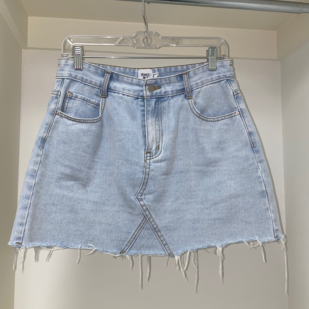 light denim princess Polly skirt